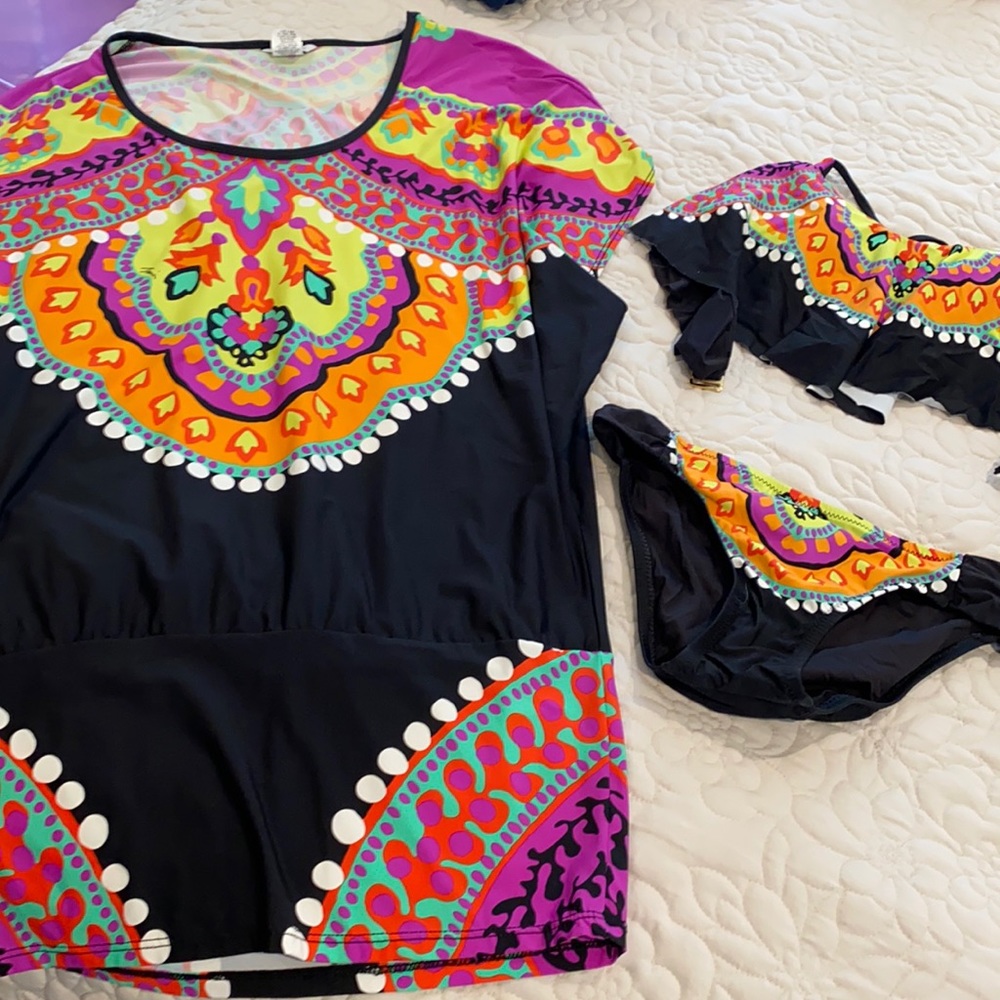 Trina Turk Bathing Suit and Cover Up